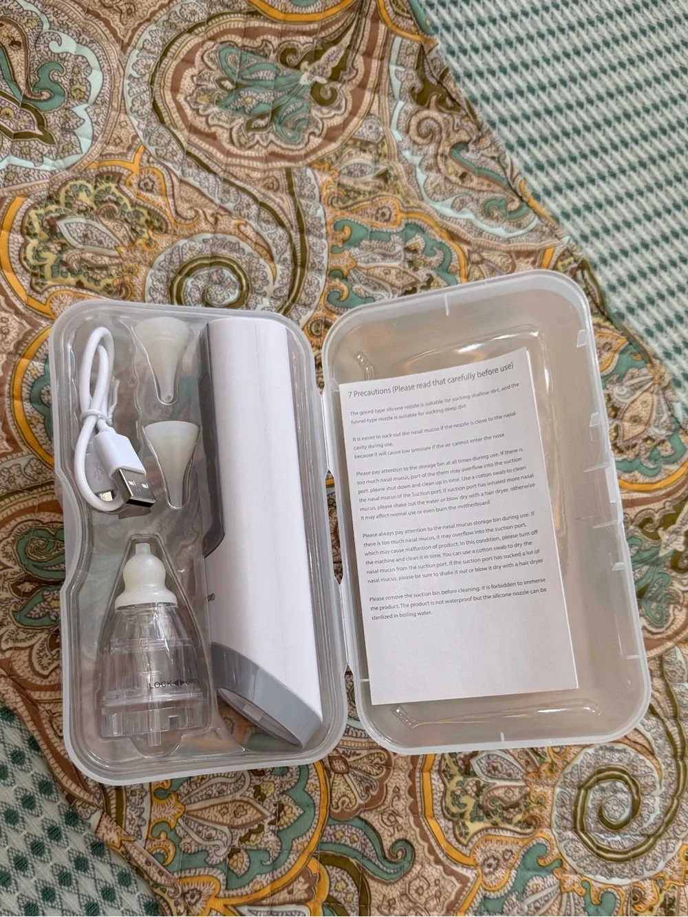 New GROWNSY Baby Nasal Aspirator electronic Nose Sucker Powerful Suction